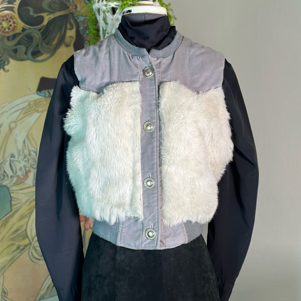 Women’s Vintage 70s Sundance Western Flux Fur Winter Vest